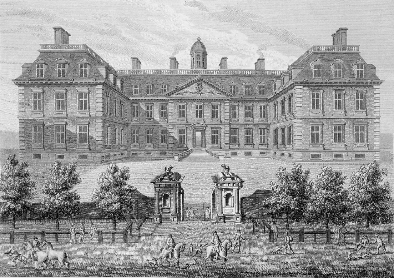 Albemarle House, anteriormente Clarendon House, Londres, publicou 1809 de Wise