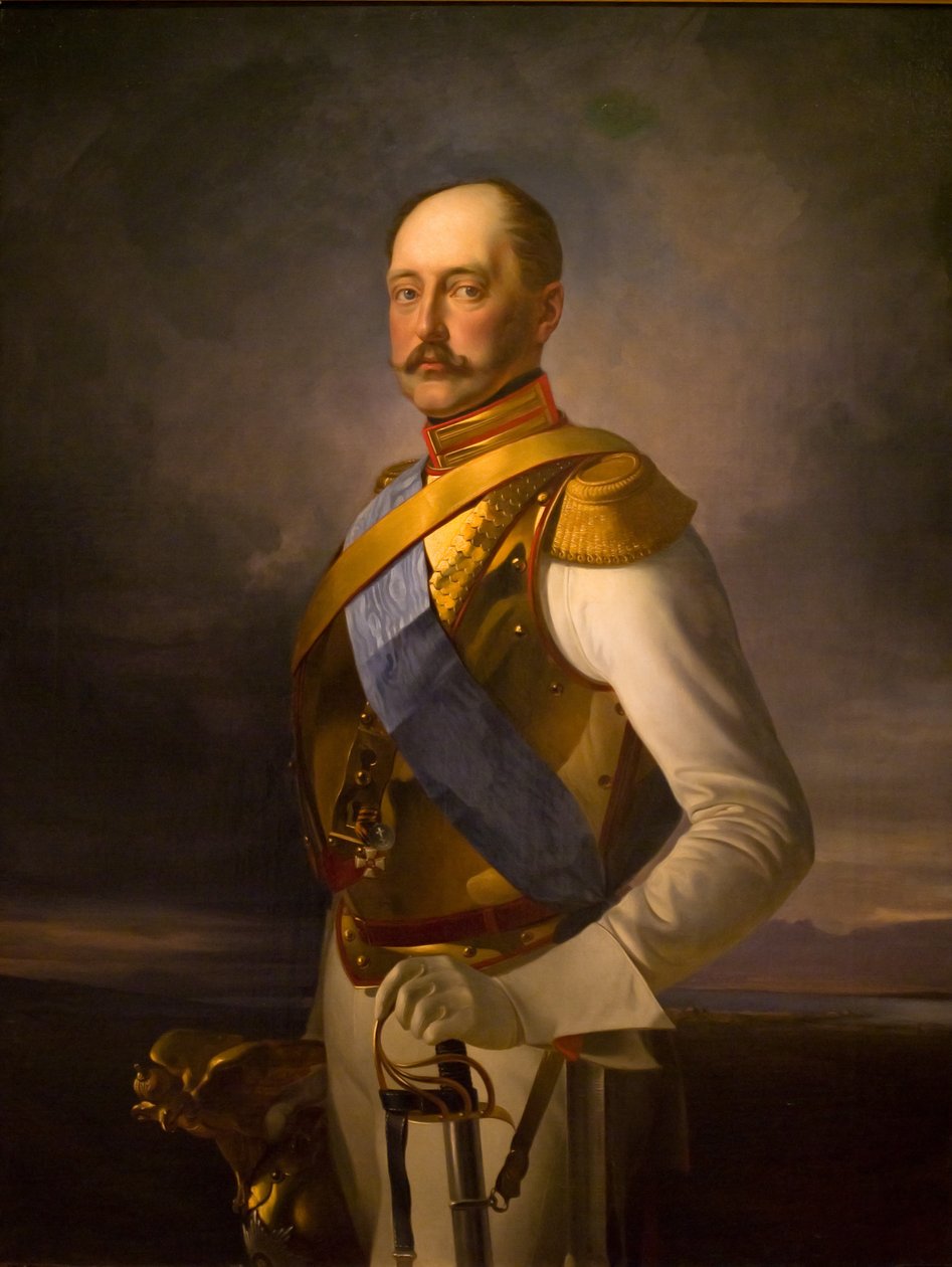 Retrato do Imperador Nicolau I de Wladimir Swertschkoff