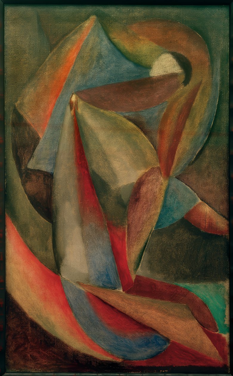 Vladimir Burlyuk, O Dançarino - Pintura, C. 1910 de Wladimir Burljuk