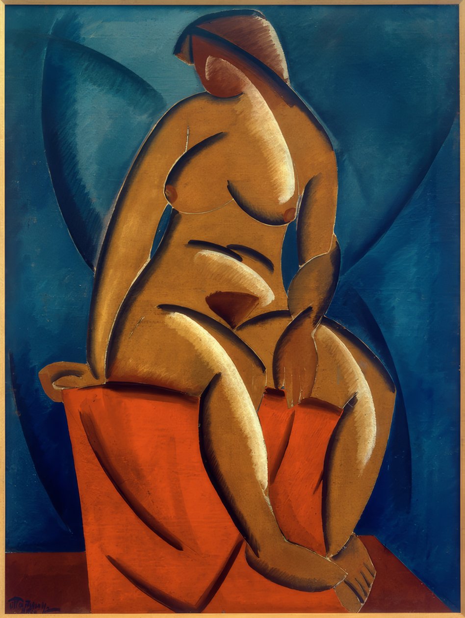 Nu feminino (Composição com nu) de Wladimir F. Tatlin