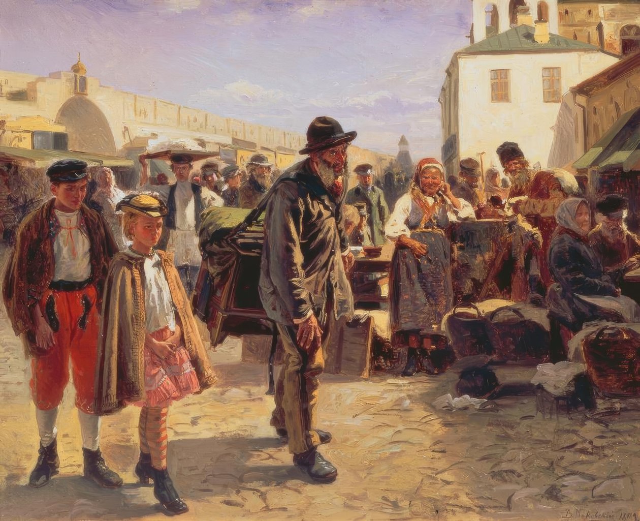 O homem da caixa de lira de Wladimir Jegorowitsch Makowski