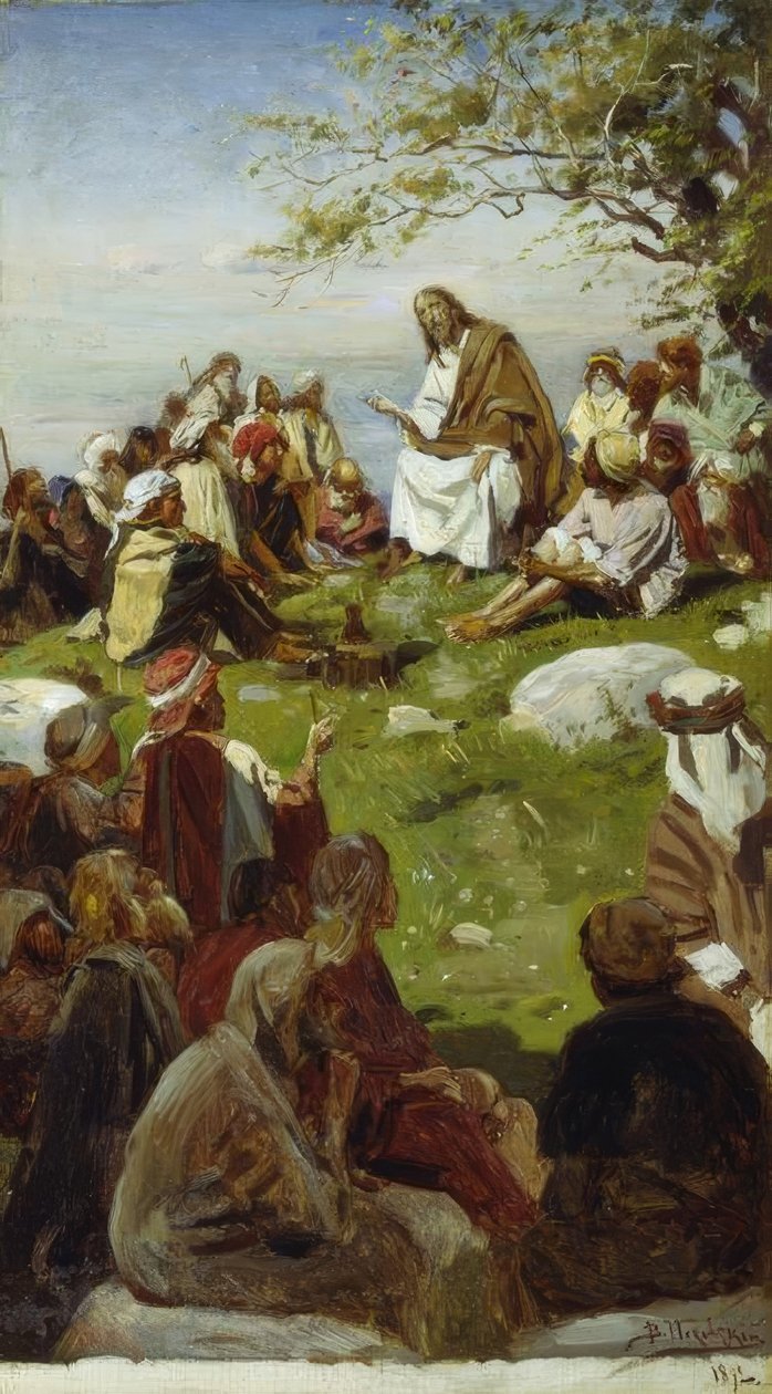 O Sermão da Montanha de Wladimir Jegorowitsch Makowski