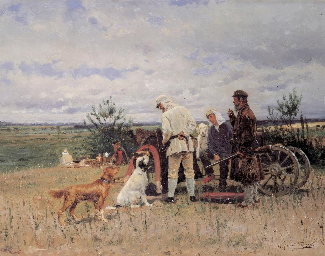 O resto dos caçadores de Wladimir Jegorowitsch Makowski