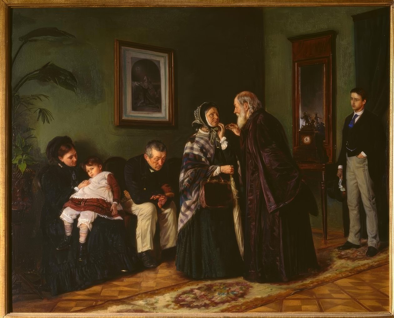 Na sala de espera do médico de Wladimir Jegorowitsch Makowski