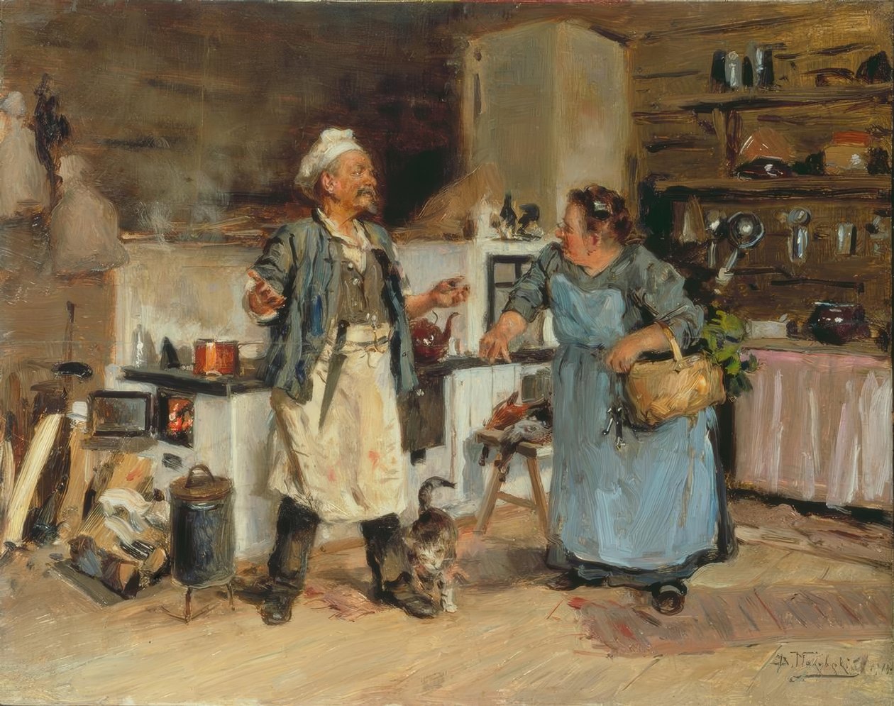 Debate na cozinha de Wladimir Jegorowitsch Makowski