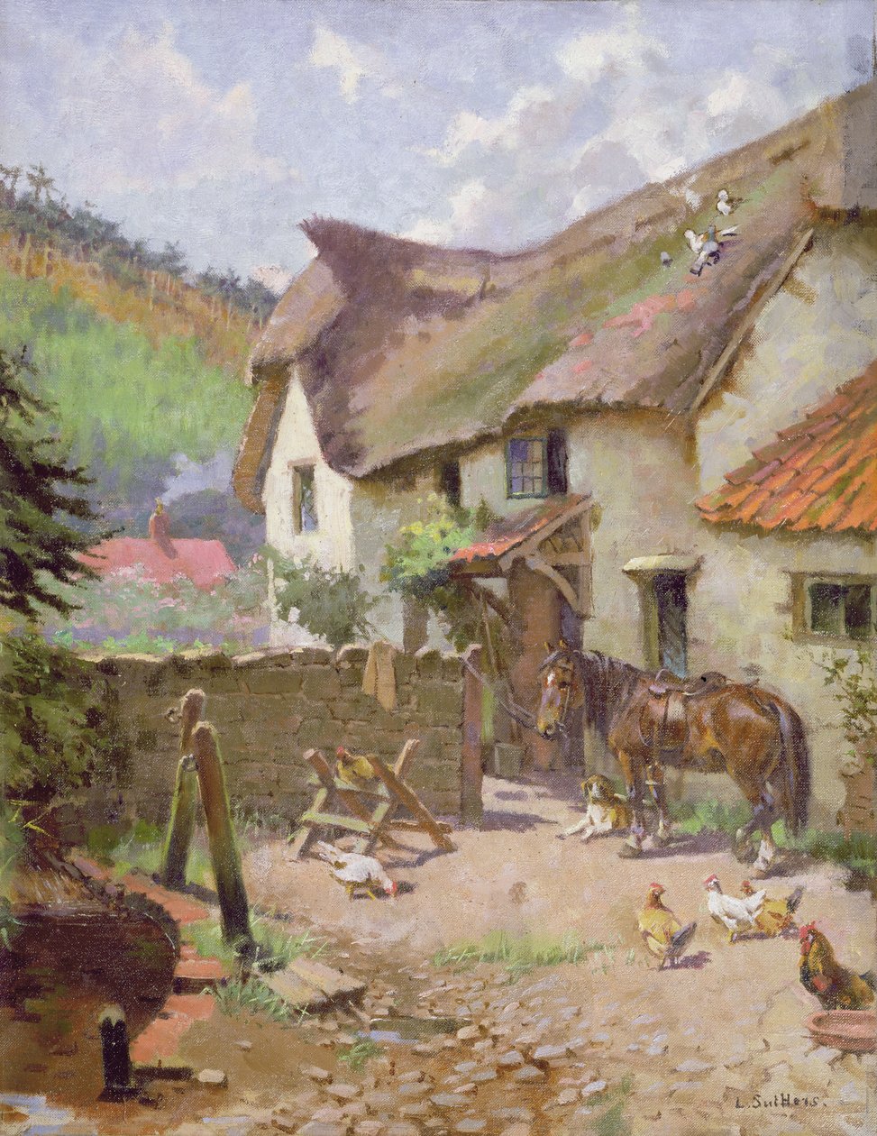No jardim, 1910 de Wlodzimierz Blocki