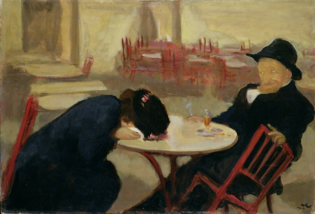 O demônio ou no café, 1904 de Wojciech Stanislaw Weiss