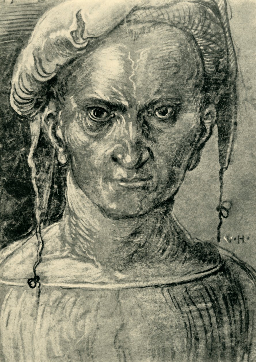 Retrato de um homem, 1522, 1943. de Wolf Huber