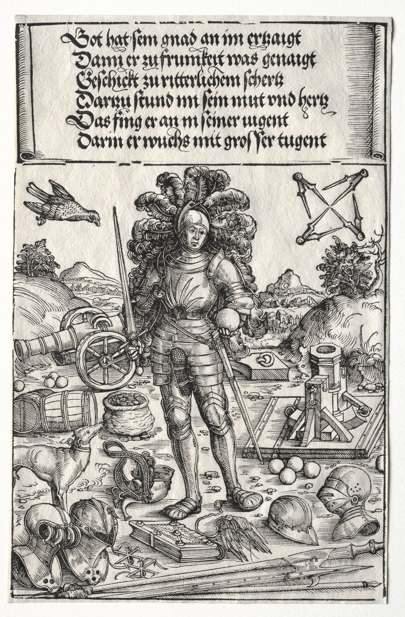 O Arco do Triunfo de Maximiliano I: Imperador Maximiliano como Patrono das Melhorias em Artilharia e Armadura de Wolf Traut