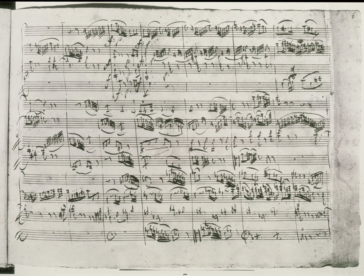 Trio em sol maior para violino, cravo e violoncelo (K 496) 1786 (11ª página) de Wolfgang Amadeus Mozart