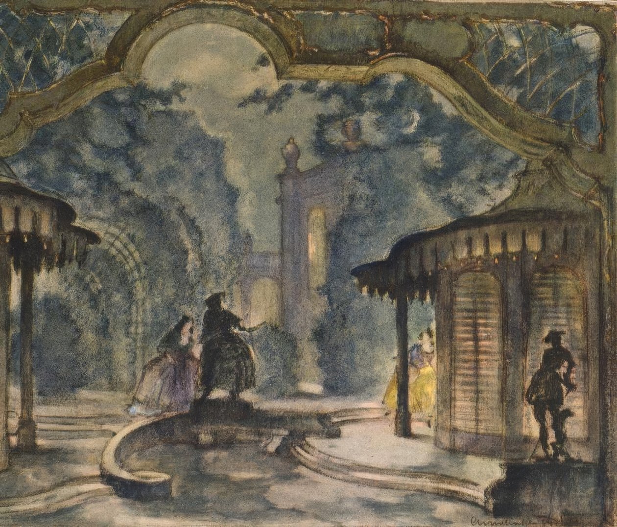Mozart, Figaro - palco de A.Mahnke de Wolfgang Amadeus Mozart