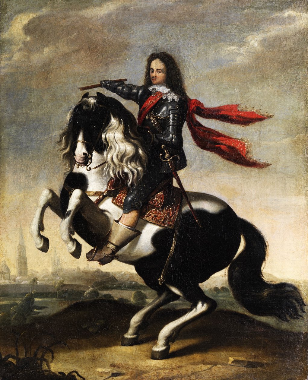 Retrato equestre de Valdemar Christian de Schleswig-Holstein 1622-1656 de Wolfgang Heimbach