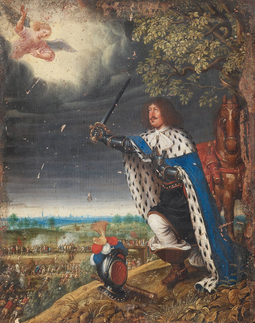 Frederic III de Danemark - Frederico III da Dinamarca na Batalha de Nyborg em 14 de novembro de Wolfgang Heimbach