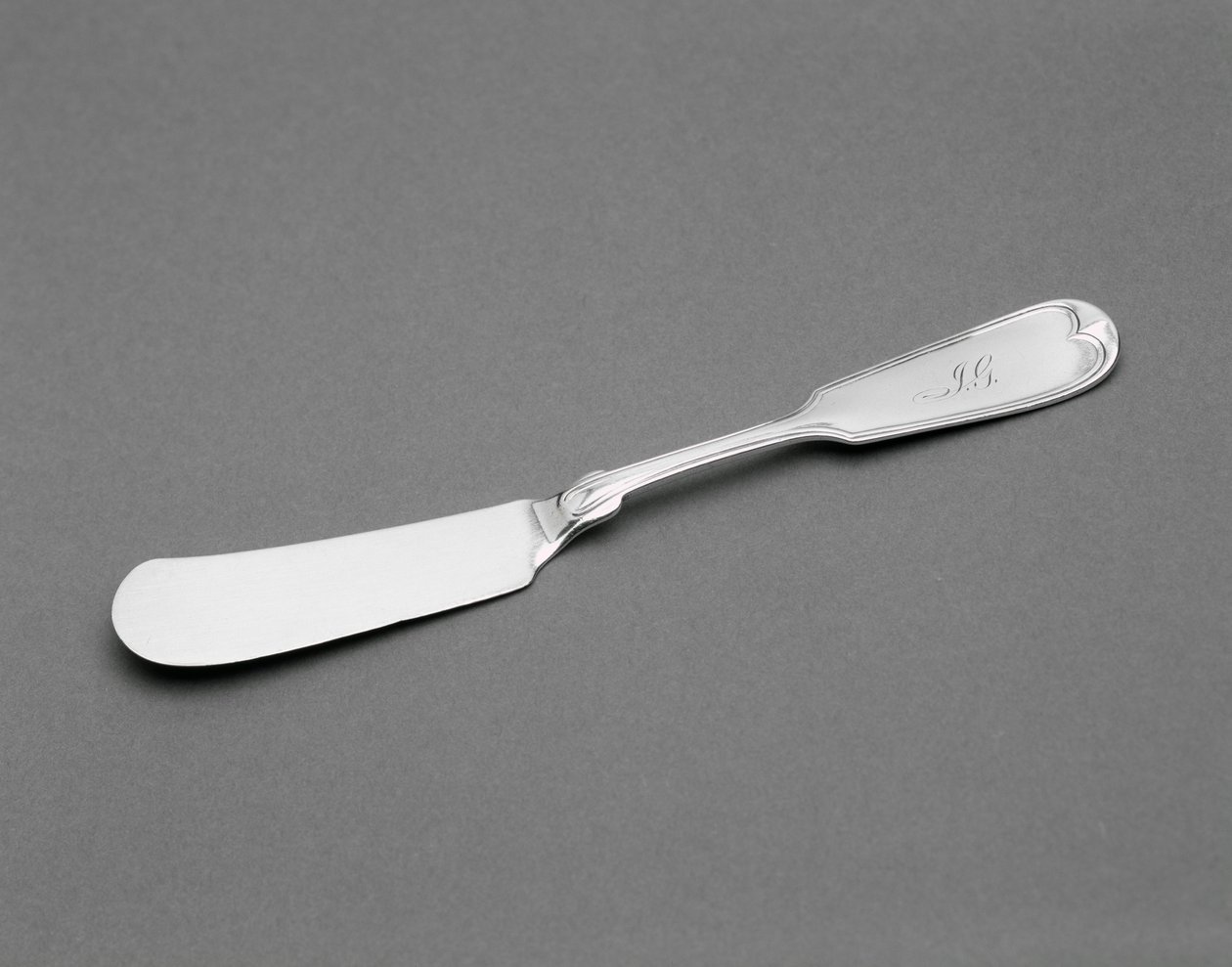 Butter Knife, c. 1845-1864 (prata) de Wood and Hughes
