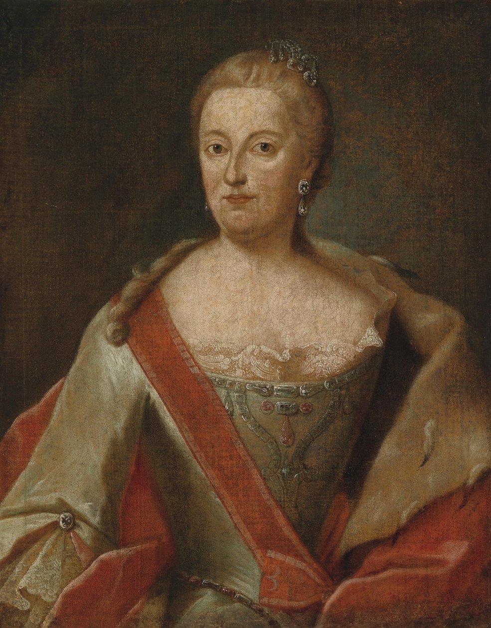 Maria Anna da Saxônia (1728 -1797) de Workshop of Georg Desmarées