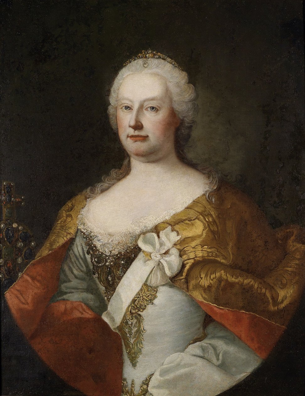 Retrato de Maria Theresia (1717-1780) de Workshop of Martin van Meytens