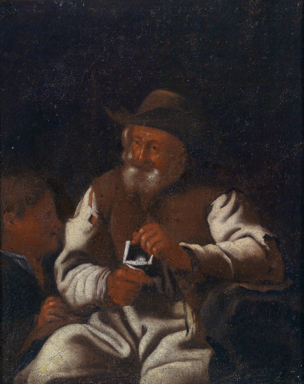 Um velho tricô de Workshop of Michiel Sweerts