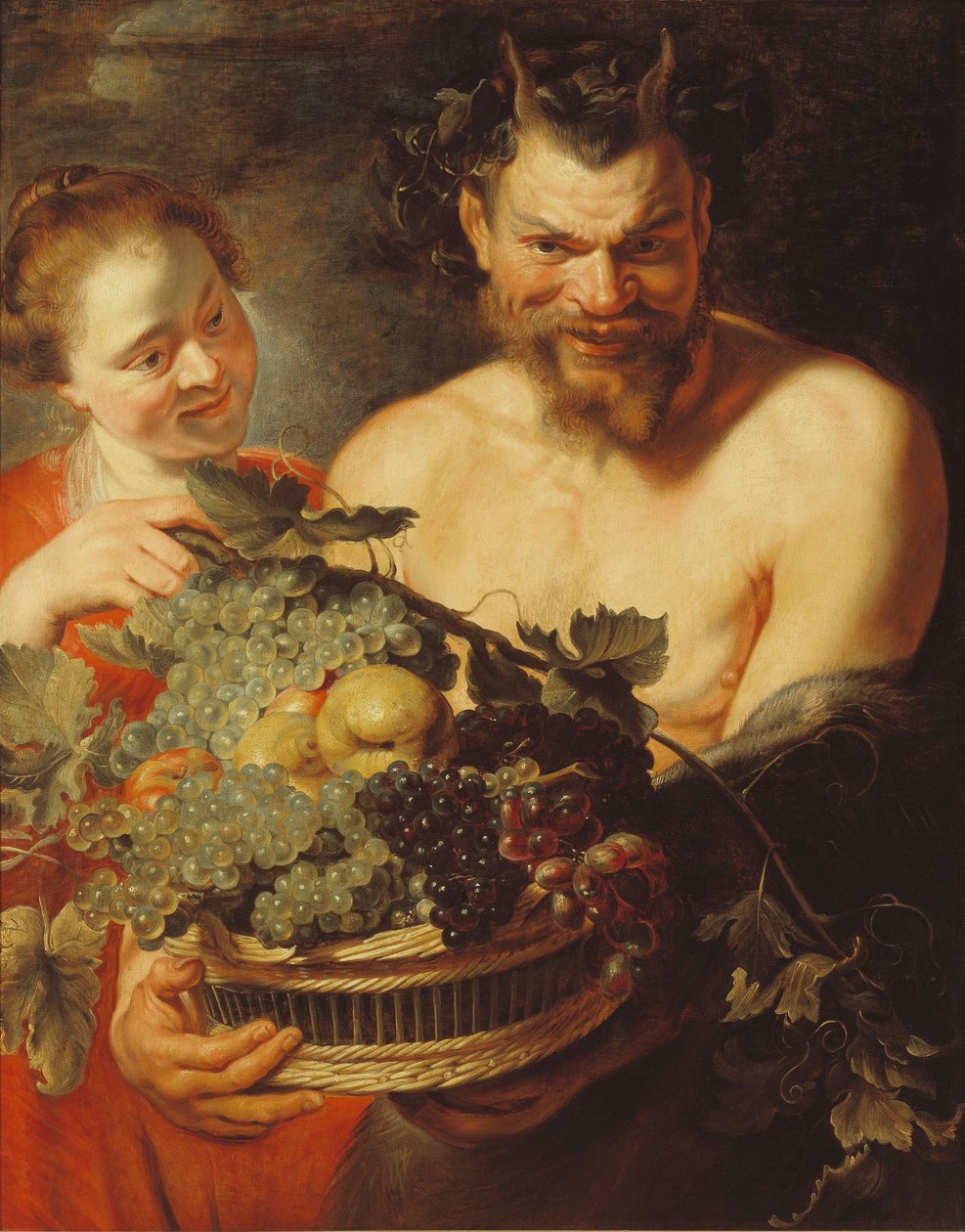 Fauno e ninfa de Workshop of Peter Paul Rubens