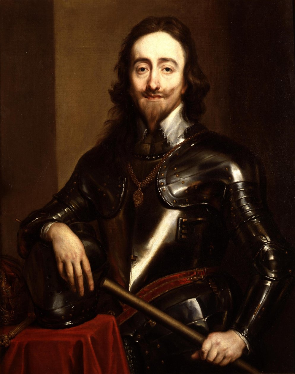 Carlos I da Inglaterra de Workshop of Anthony van Dyck