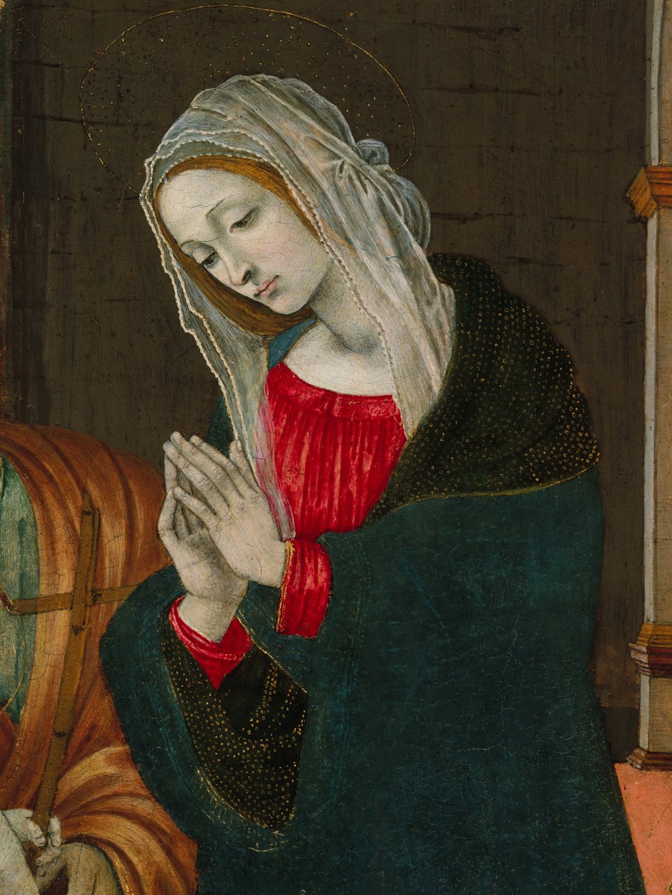 A Virgem da Natividade, provavelmente ca. 1500. de Workshop of Filippino Lippi