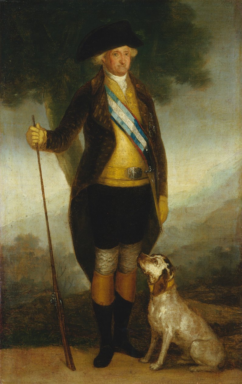 Charles IV de Espanha como Huntsman, c. 17991800. de Workshop of Francisco de Goya