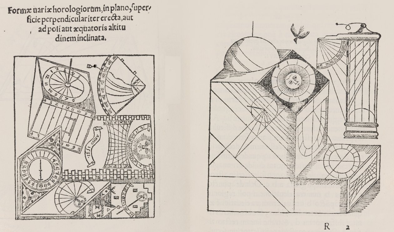 Horologiographia, post priorem aeditionem per Sebast. Munsterum, 1533. de Workshop of Hans Holbein the Younger