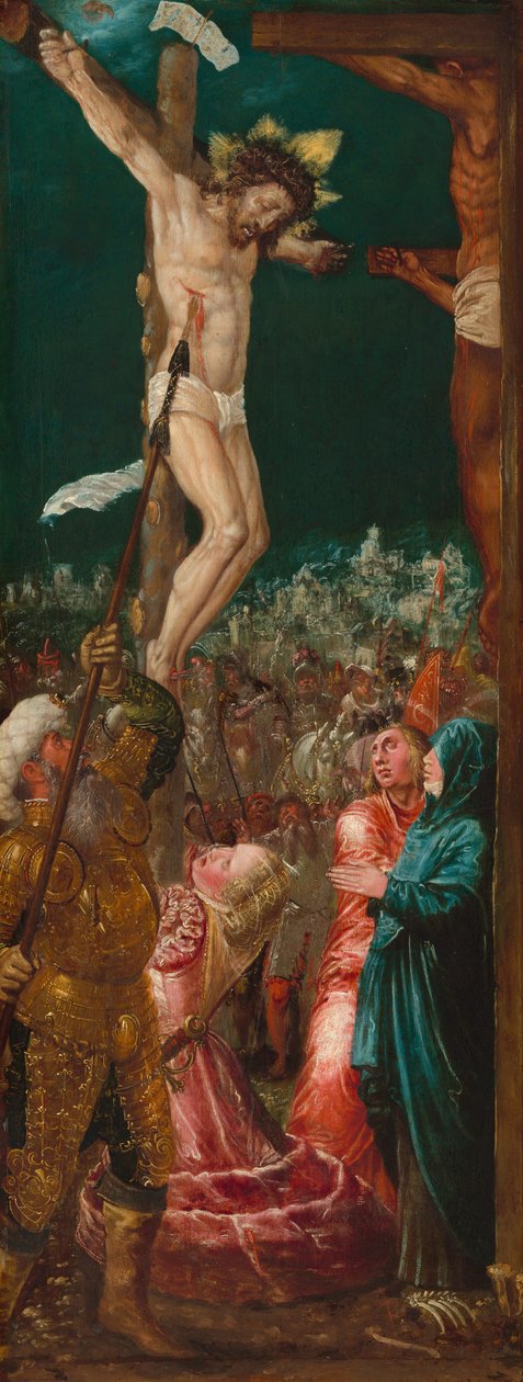 A Crucificação de Workshop of Hans Mielich