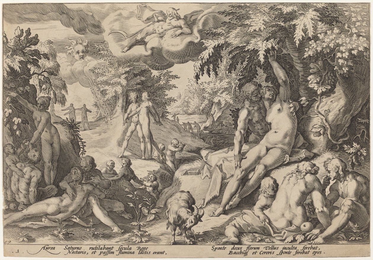 A Idade de Ouro de Workshop of Hendrick Goltzius, after Hendrick Goltzius