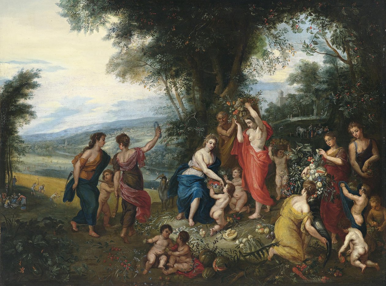 Alegoria do verão de Workshop of Jan Brueghel the Elder