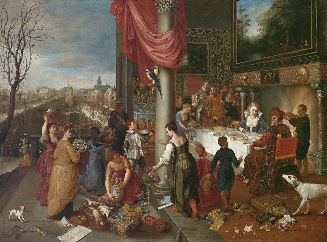 Alegoria do inverno de Workshop of Jan Brueghel the Elder
