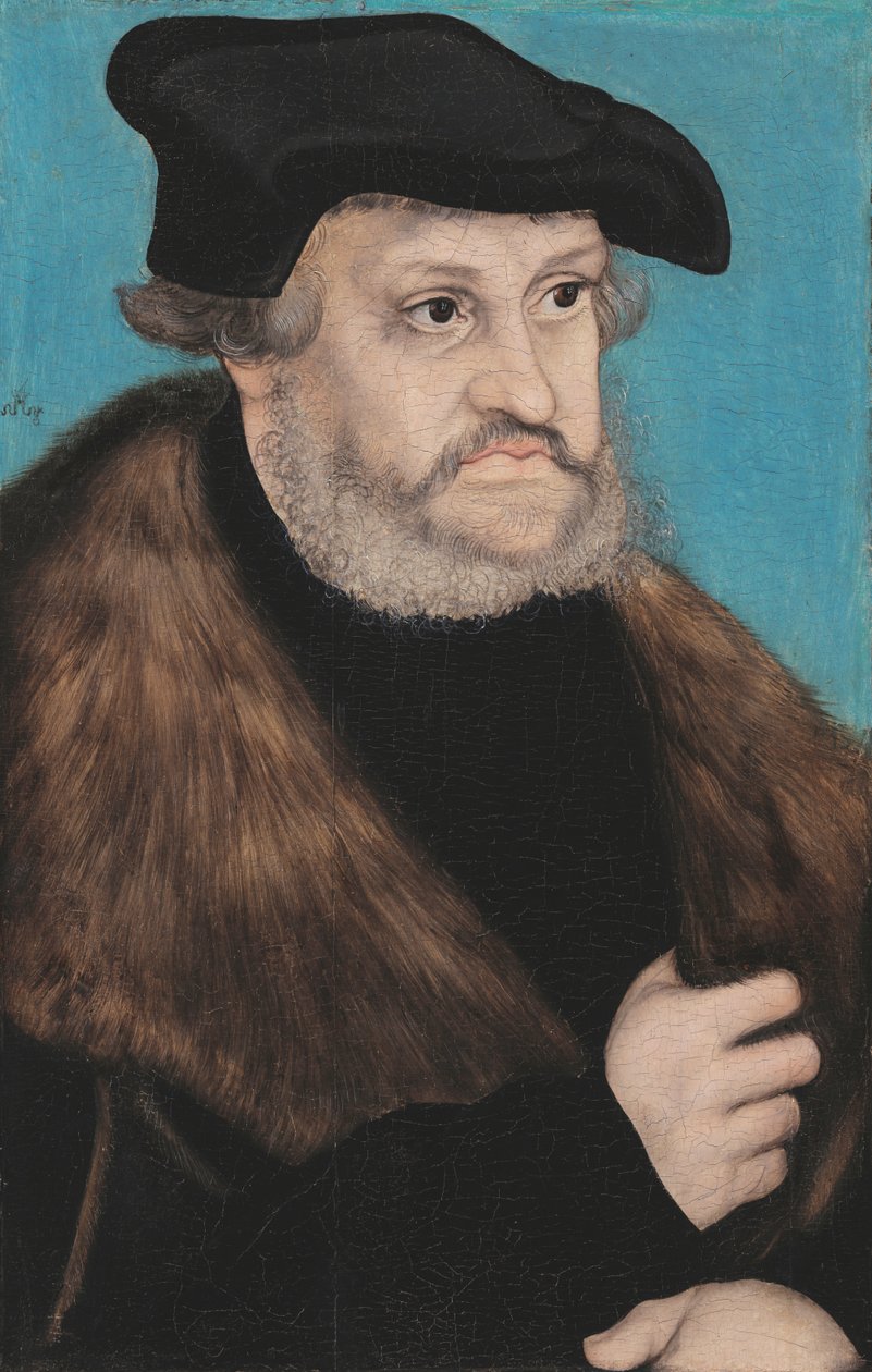 Friedrich III, o Sábio, Eleitor da Saxónia de workshop of Lucas Cranach the Elder