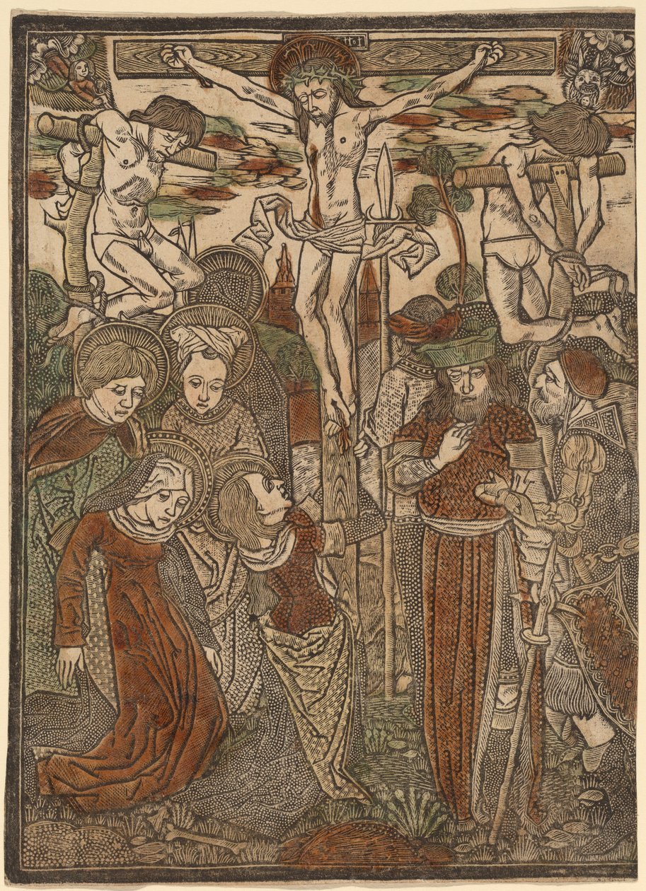A Crucificação de Workshop of Master of Jesus in Bethany