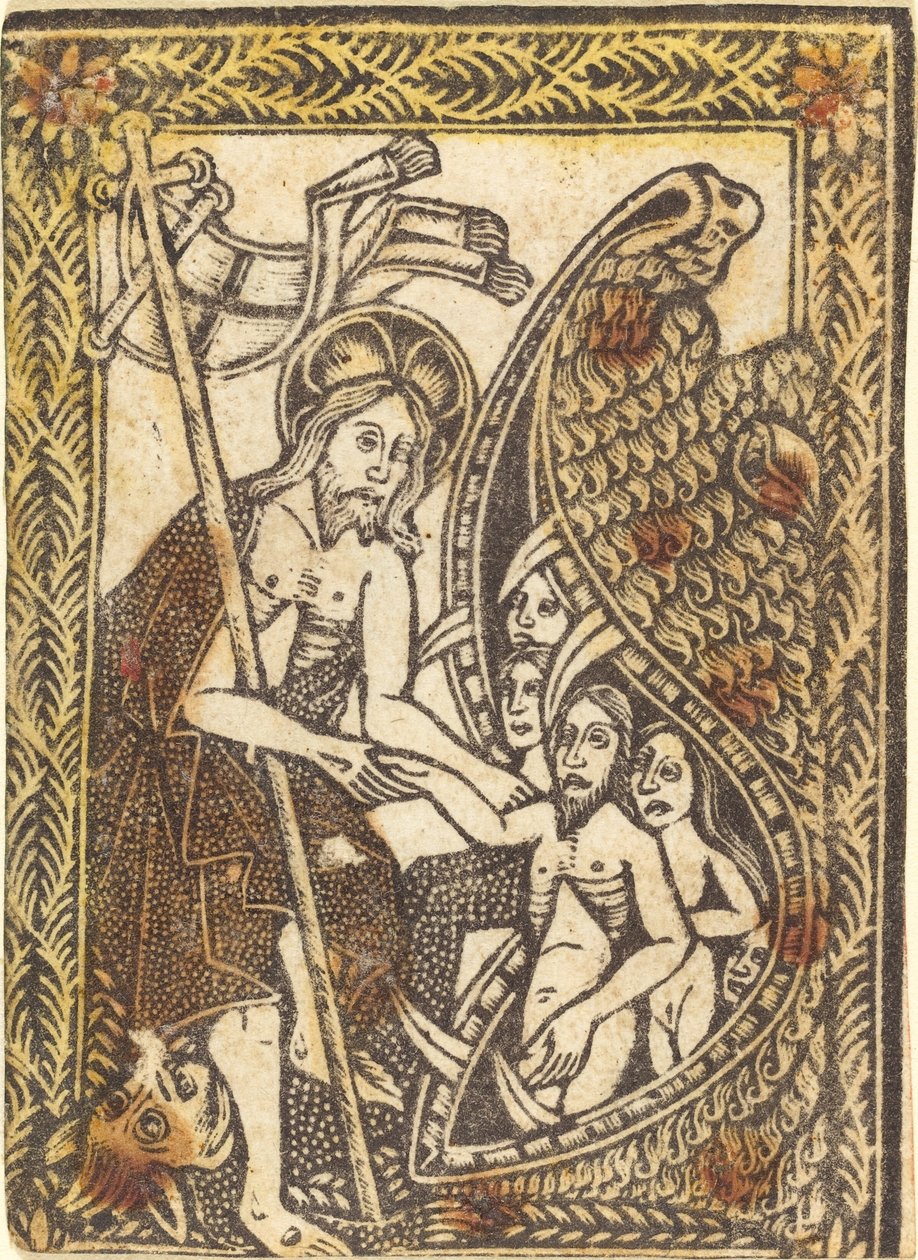 A Descida de Cristo no Limbo de Workshop of Master of the Borders with