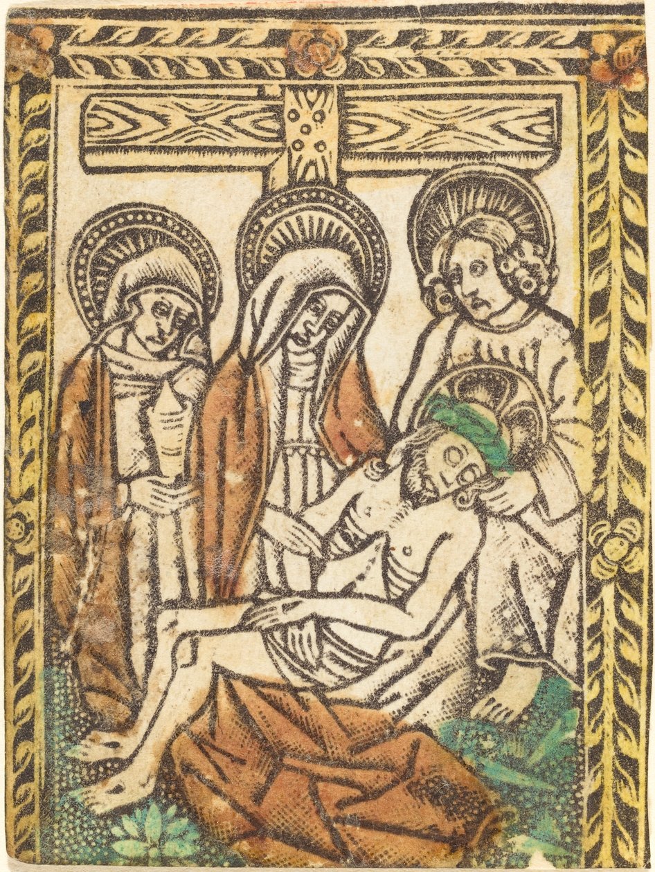A Lamentação de Workshop of Master of the Borders with
