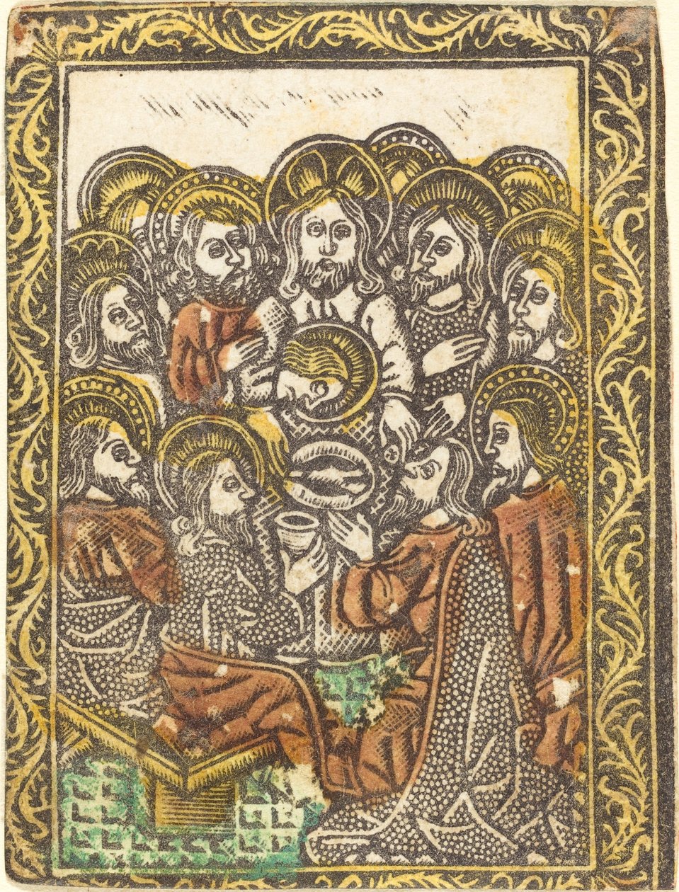 A última Ceia de Workshop of Master of the Borders with