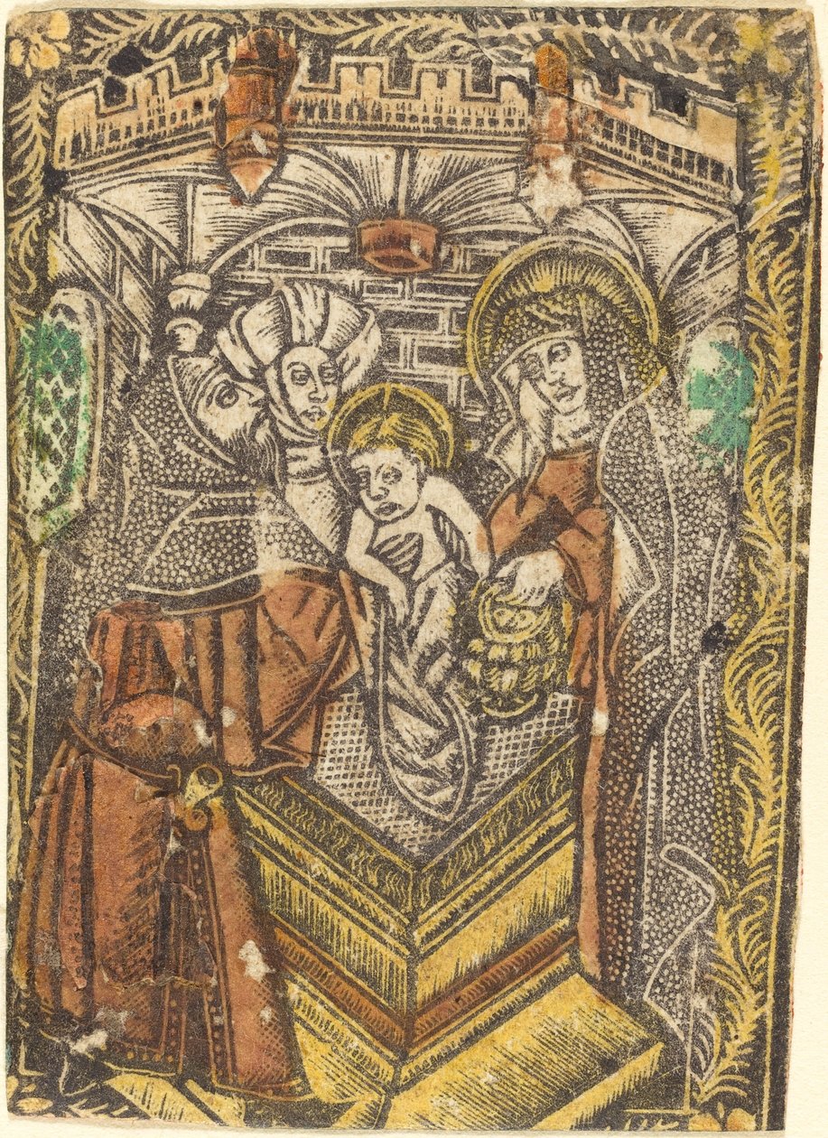 A Apresentação no Templo de Workshop of Master of the Borders with