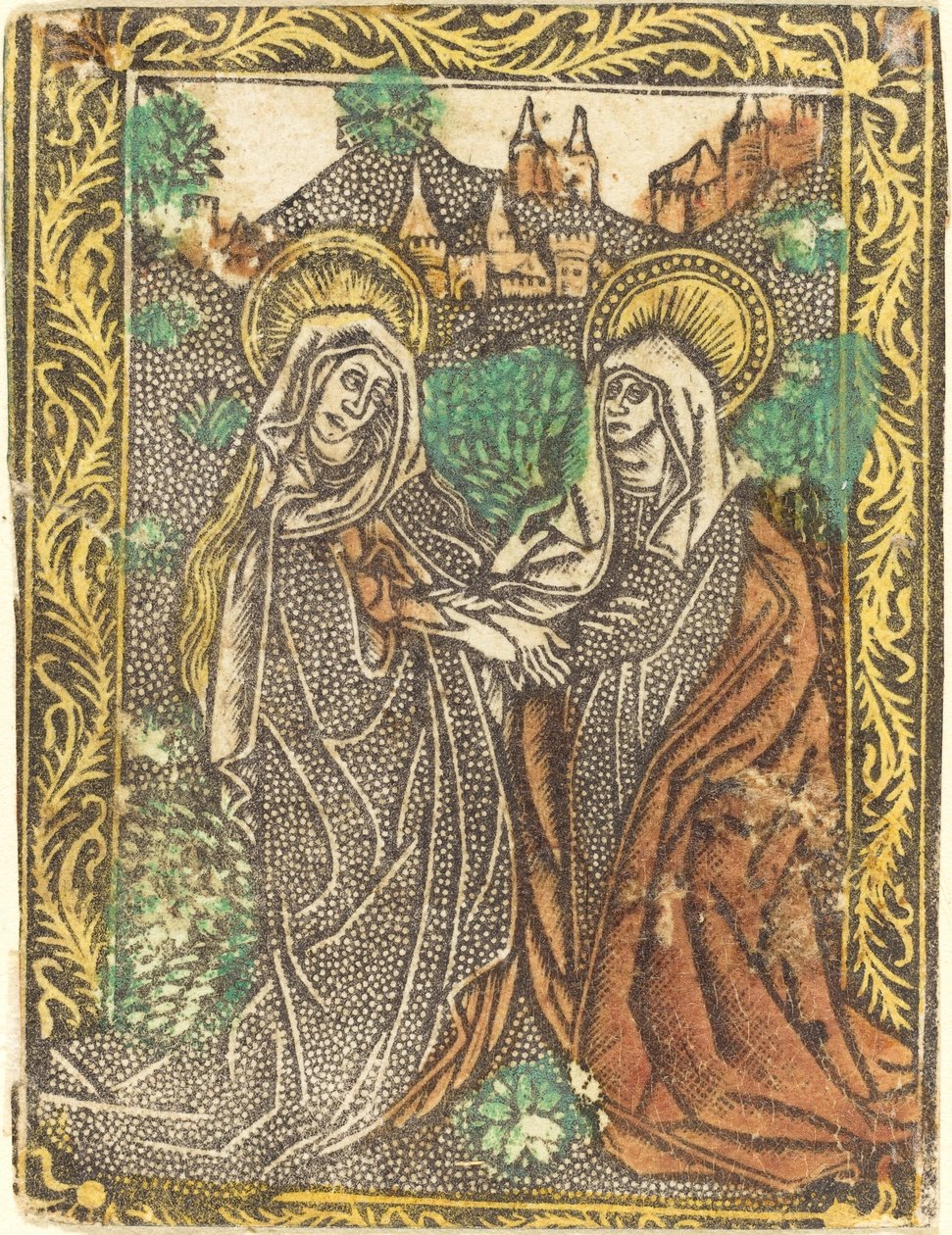 A Visitação de Workshop of Master of the Borders with