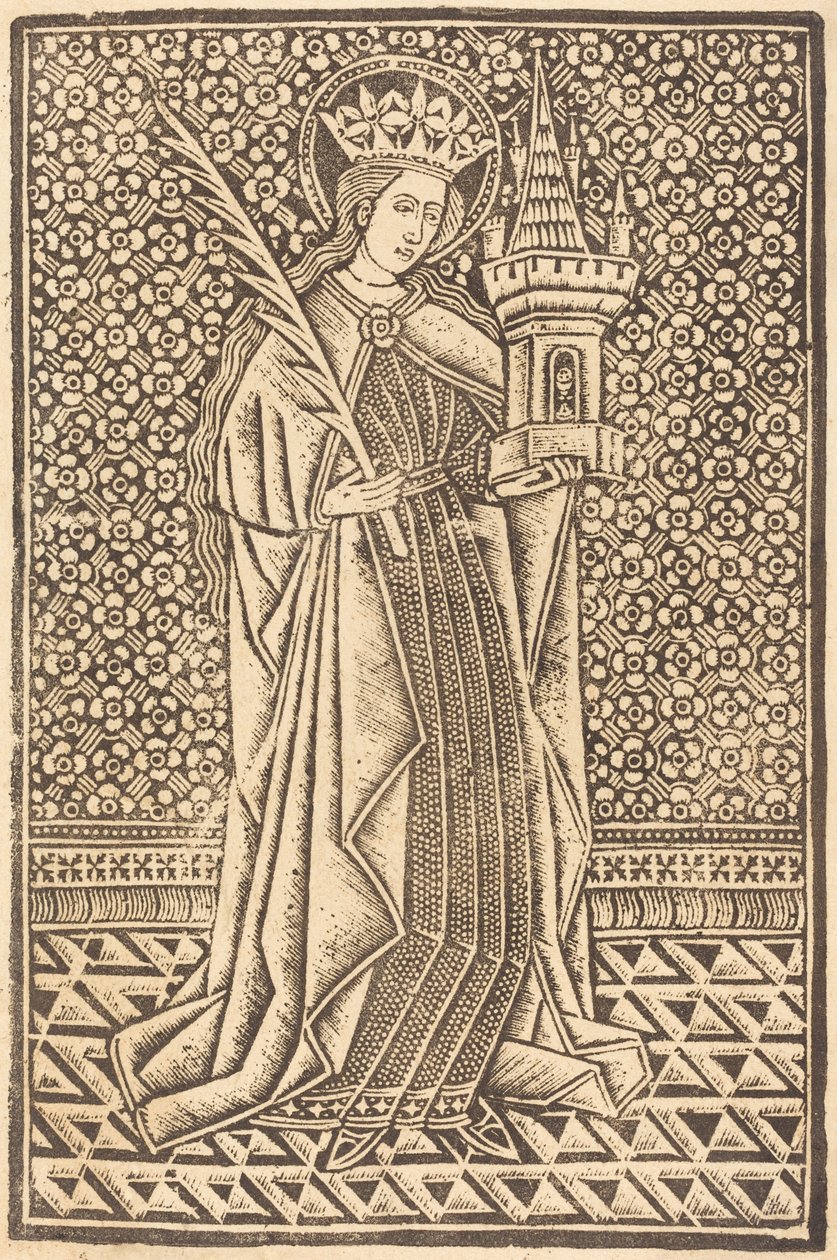 Santa Bárbara de Workshop of Master of the Cologne Arms