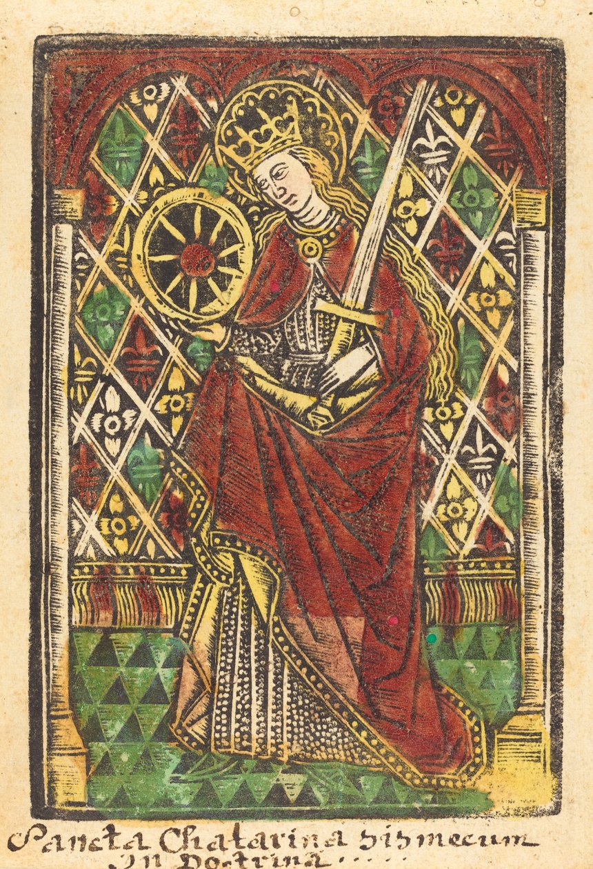 Santa Catarina de Workshop of Master of the Protective Saints of Cologne