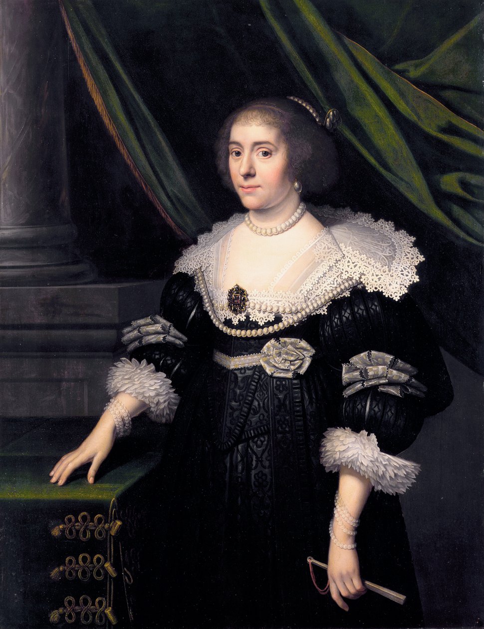 Princesa Amalia de Solms, esposa de Frederick Henry de Orange de Workshop of Michiel van Mierevelt