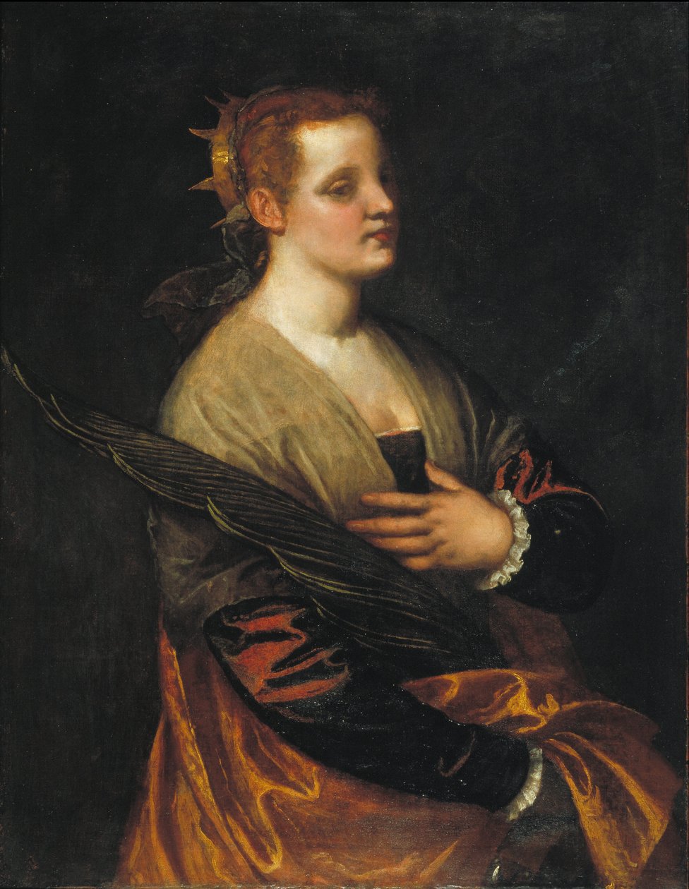 Santa Catarina de Workshop of Paolo Caliari