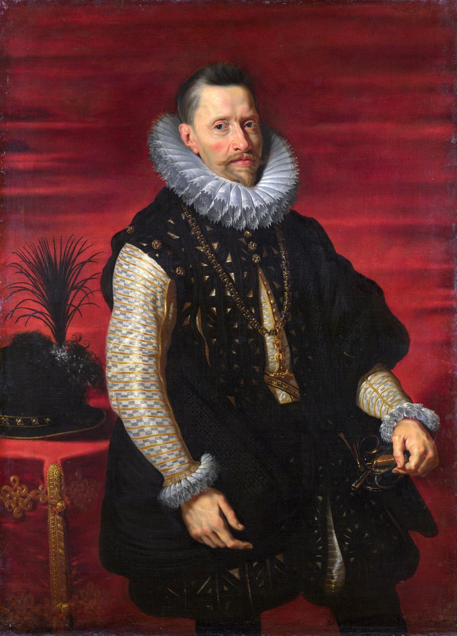 Retrato do Arquiduque Alberto da Áustria (1559-1621) de Workshop of Peter Paul Rubens