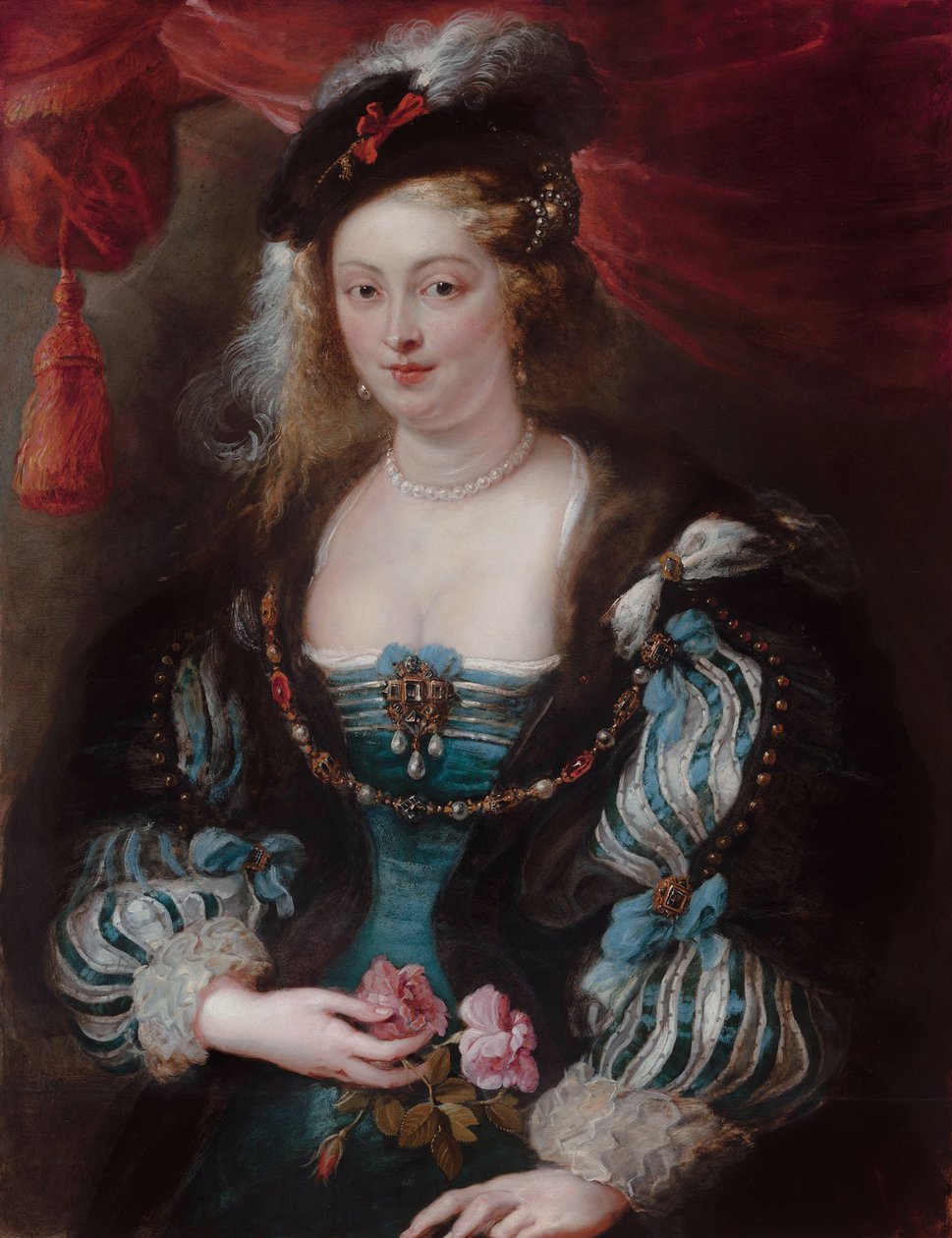 Retrato de uma jovem mulher.
Título(s) alternativo(s):  

Retrato de Hélène Fourment[1]. de Workshop of Peter Paul Rubens