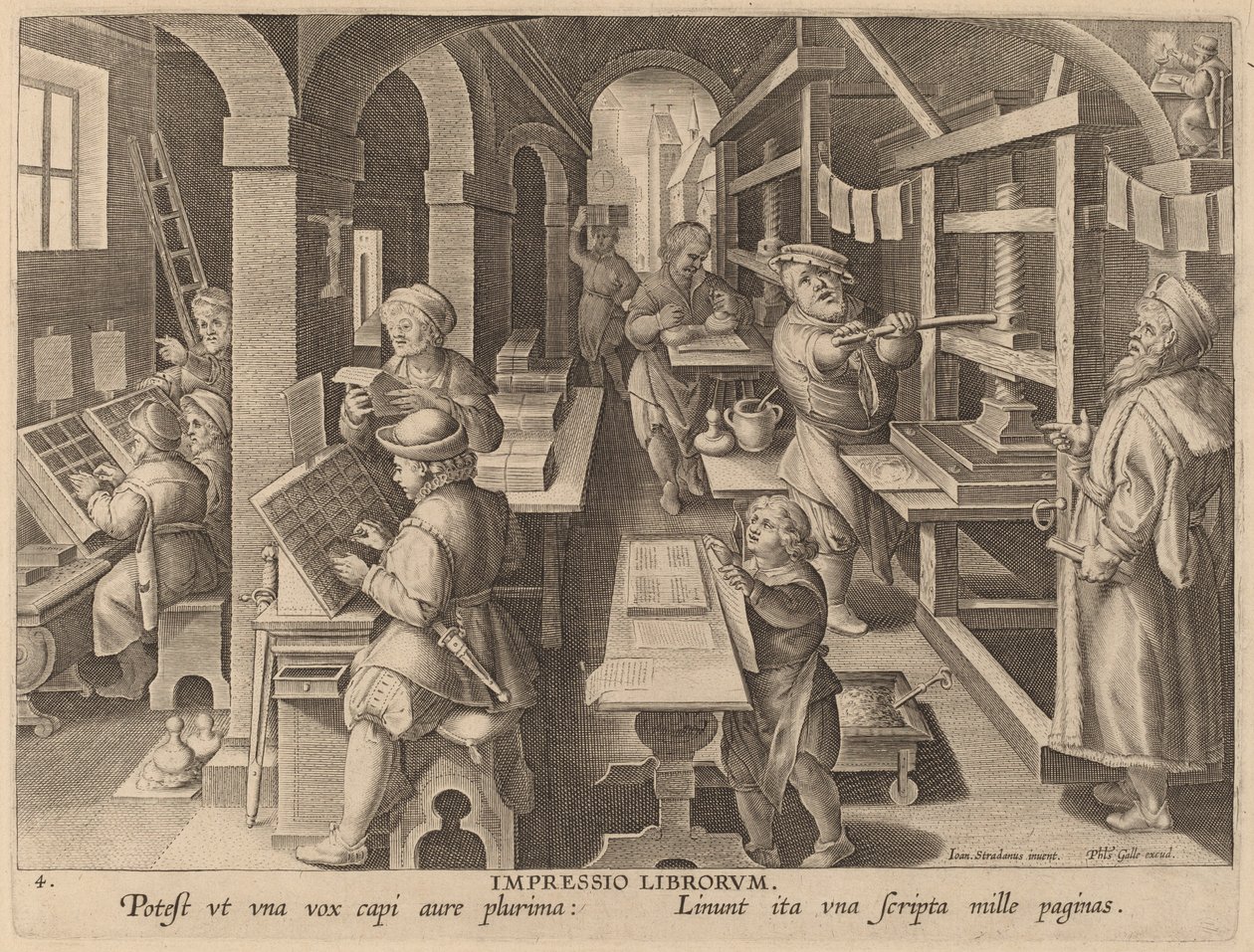 Impressões de livros (livros de impressão) de Workshop of Philip Galle after Jan van der Straet