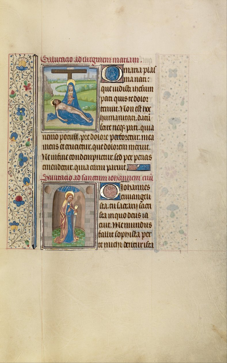 A Pietà; São João Evangelista de Workshop of Willem Vrelant