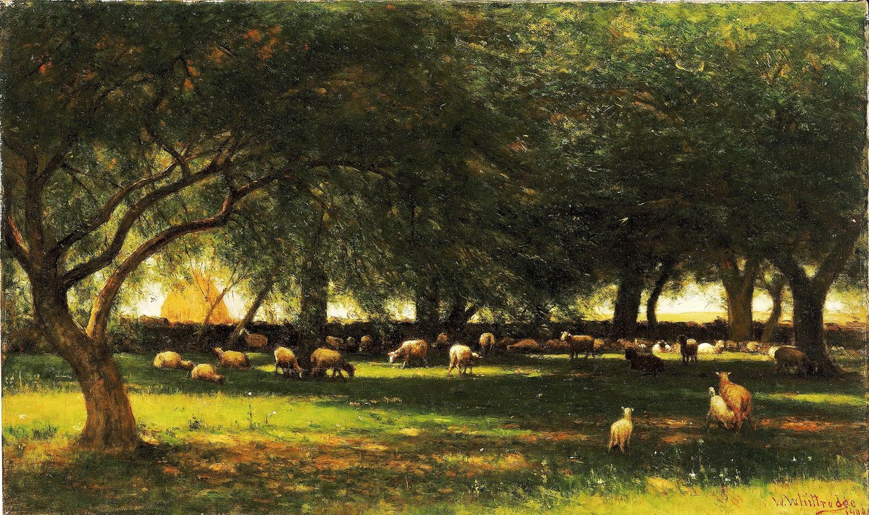 Meio-dia no pomar de Worthington Whittredge