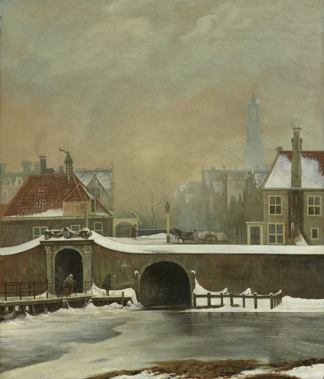 O Raampoortje em Amsterdã, 1809 de Wouter Johannes van Troostwijk