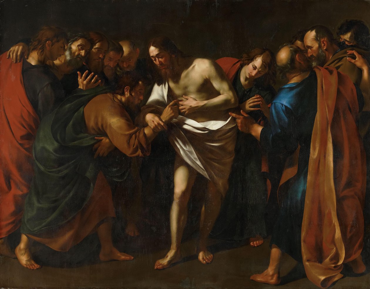 A incredulidade de São Tomás de Wouter Pietersz II Crabeth