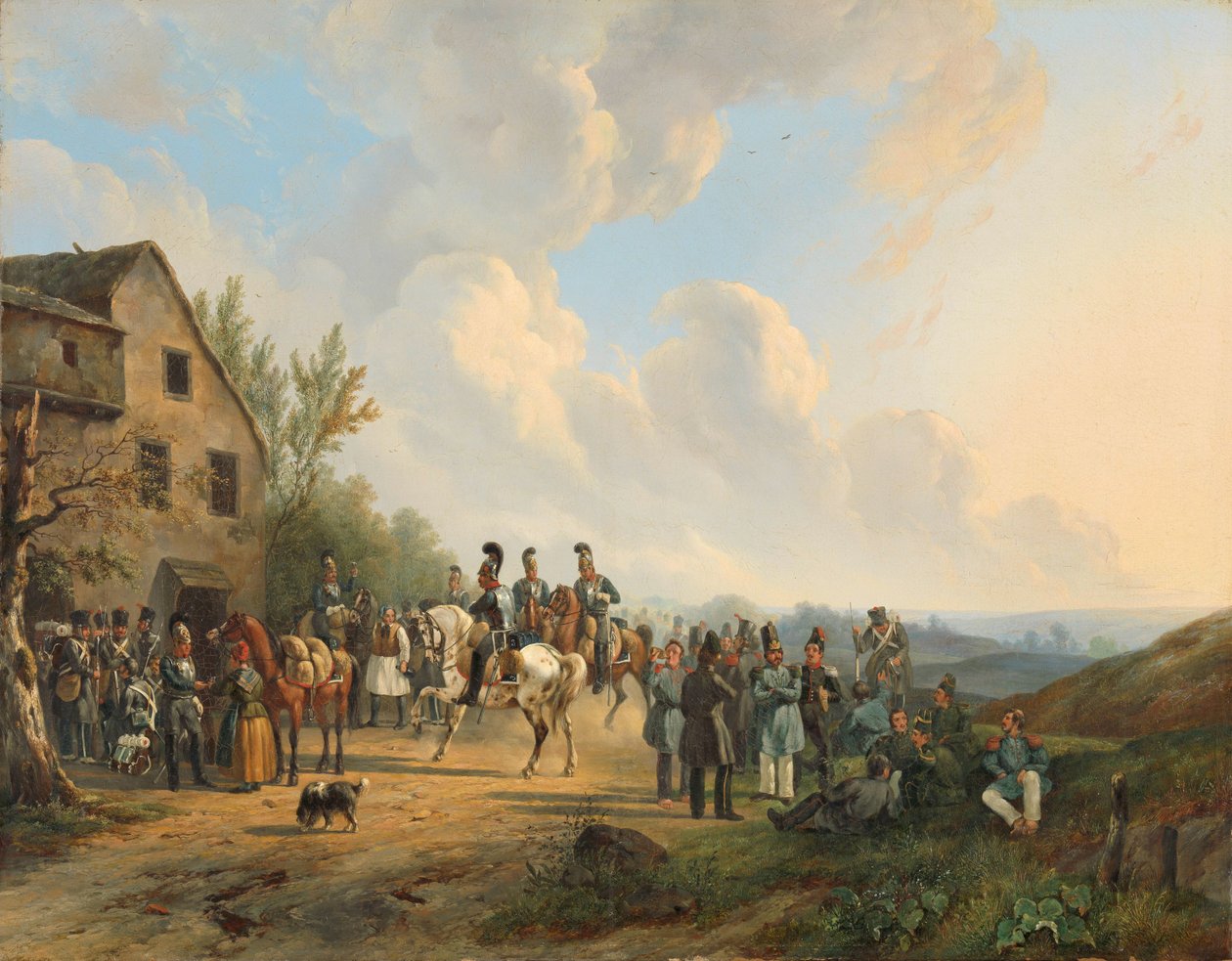 Cena da Campanha dos Dez Dias contra a Revolta Belga, Agosto de 1831 de Wouter  Verschuur