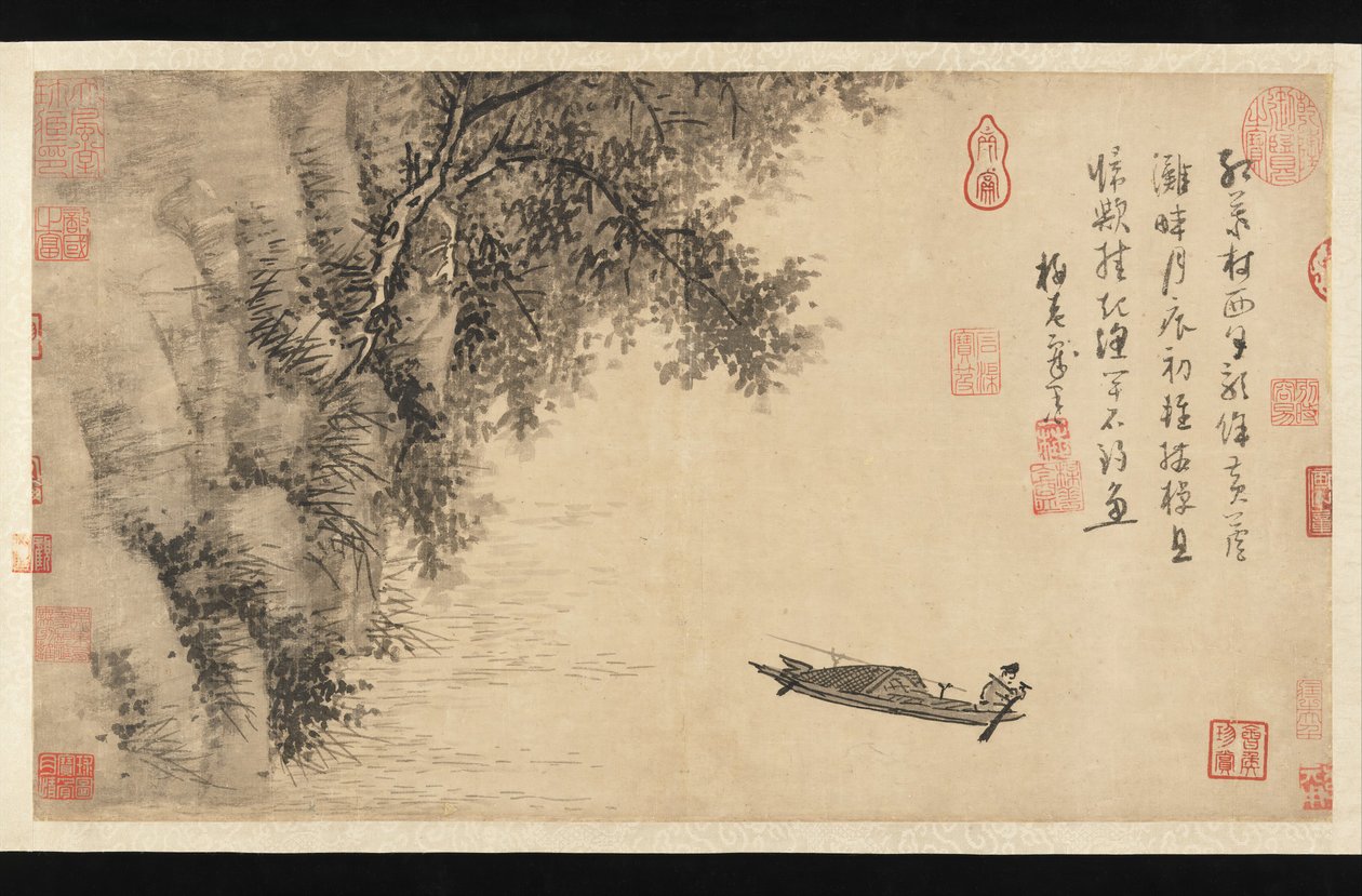 Pescador, ca. 1350. de Wu Zhen